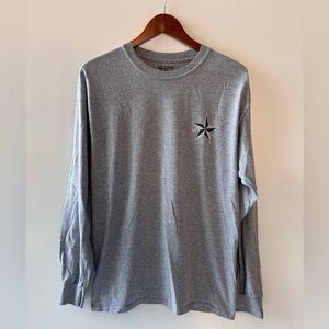 Gildan Heather Gray Long Sleeve Men's Tee